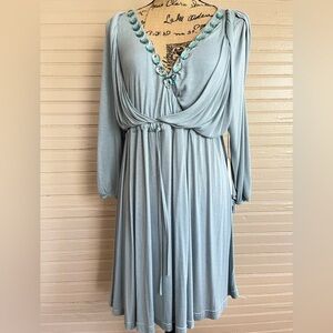 Vertigo Paris blue dress size XL / NWT